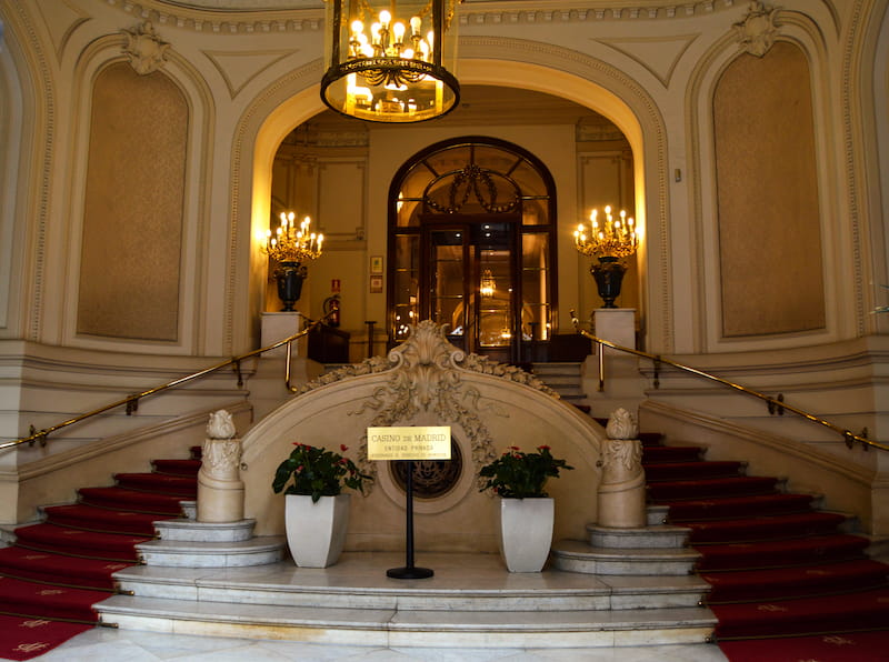 Staircase of the Casino de Madrid