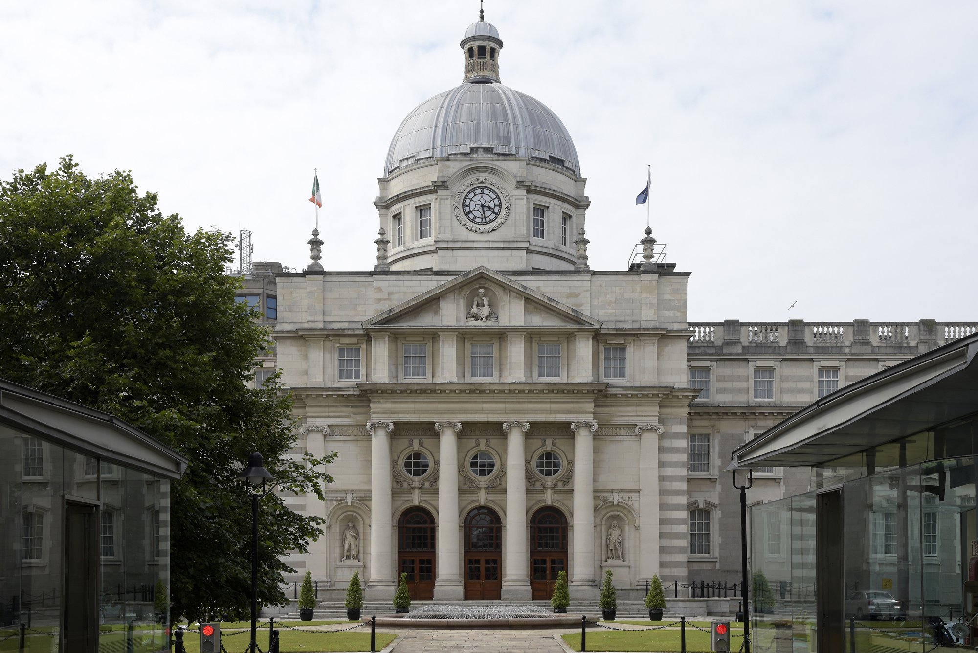 Leinster House. the seat of the Irish government