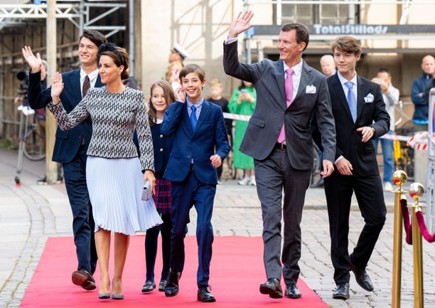 Prinssi Joachimin perhe.