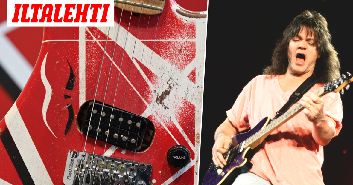 Eddie Van Halenin kitara huuto­kaupattiin miljoonilla – Arvaatko kenen kitara on maailman­historian kallein?