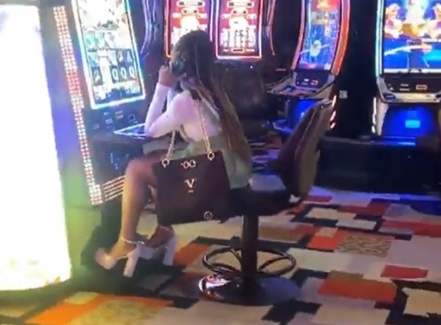 Viral Video Appears to Show Woman Whizzing at Slot Machine