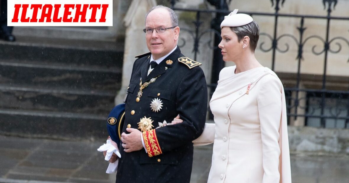 Monacon ruhtinaspari osallistui kuningas Charlesin kruunajaisiin – Pariskunnan 8-vuotiaita kaksosia ei olisi voinut vähempää kiinnostaa