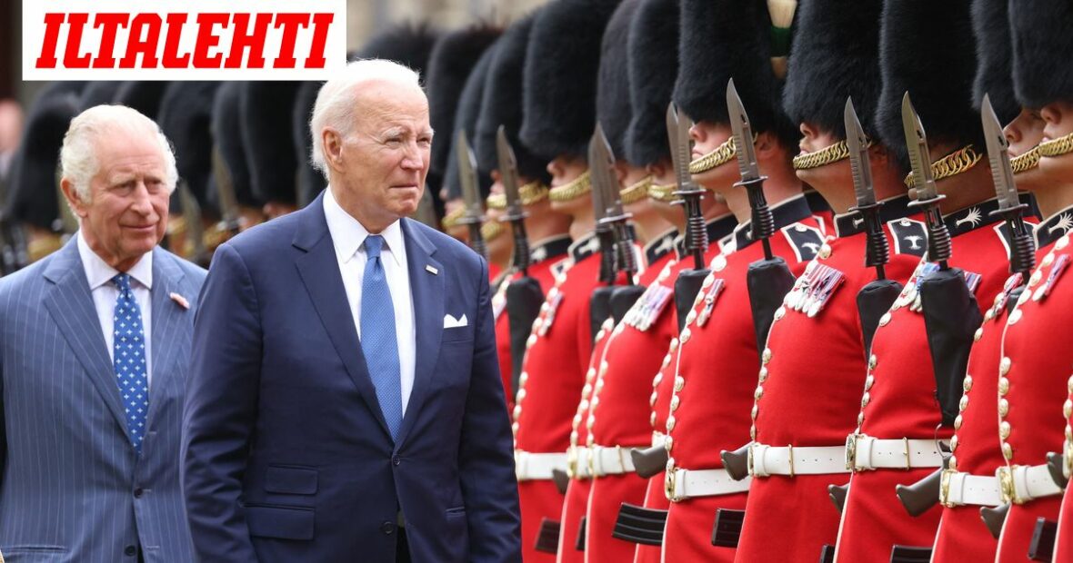 Joe Biden ja kuningas Charles tapasivat â Katso kuvat seremoniasta