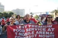 Culinary Union Workers at T-Mobile Arena to March on Las Vegas Strip