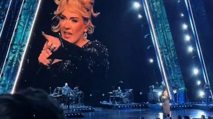 VIDEO: Adele Halts Vegas Show to Defend Fan Hassled for Standing