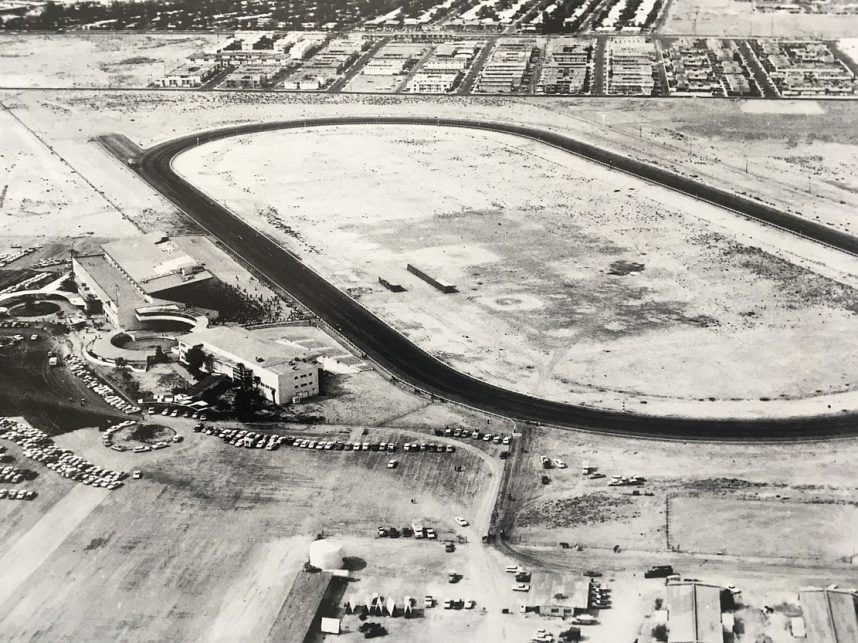 LOST VEGAS: Las Vegas Park Horse Track Stood Where Elvis AND Beatles Would Later Perform