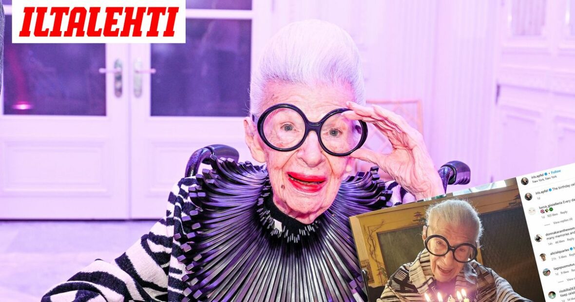Muoti-ikoni Iris Apfelin 102-vuotisjuhlat eivät ota loppuakseen
