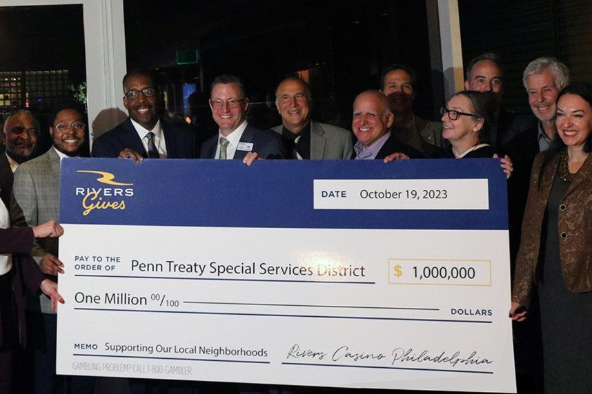 Rivers Casino Philadelphia Continues $1M Annual Donation to Penn Treaty