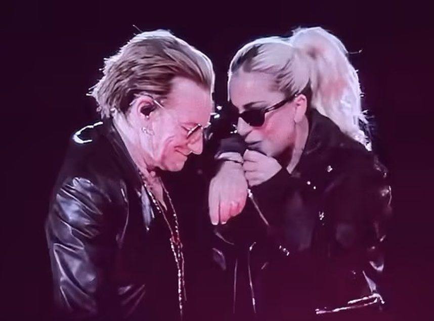 VIDEO: Lady Gaga Joins U2 on Stage in Las Vegas