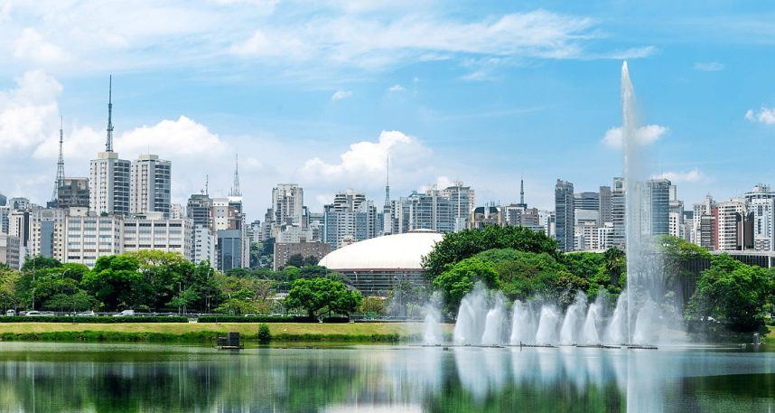 A landscape view of Sao Paolo, Brazil