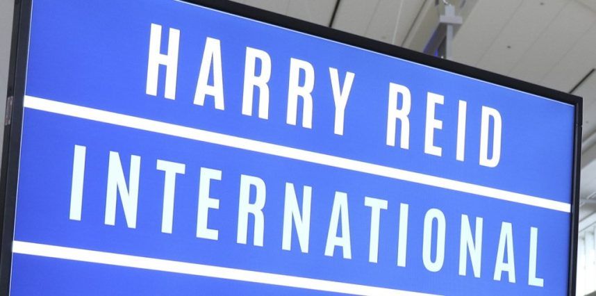 Sign for Harry Reid Airport